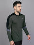 Men Colorblock Slim Fit Polo T-shirt with TECHNO COOL+