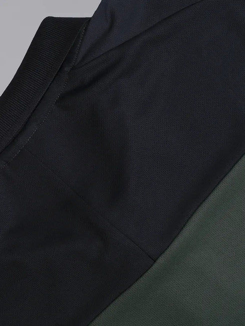 Men Colorblock Slim Fit Polo T-shirt with TECHNO COOL+