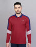Men Colorblock Slim Fit Polo T-shirt with TECHNO COOL+