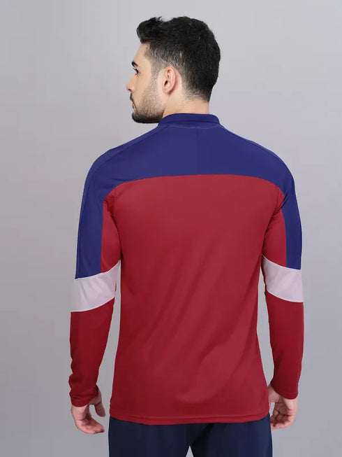 Men Colorblock Slim Fit Polo T-shirt with TECHNO COOL+