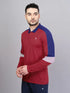 Men Colorblock Slim Fit Polo T-shirt with TECHNO COOL+