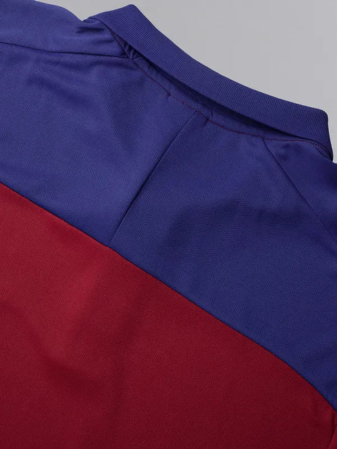 Men Colorblock Slim Fit Polo T-shirt with TECHNO COOL+