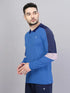 Men Colorblock Slim Fit Polo T-shirt with TECHNO COOL+