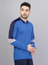 Men Colorblock Slim Fit Polo T-shirt with TECHNO COOL+