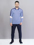 Men Colorblock Slim Fit Polo T-shirt with TECHNO COOL+