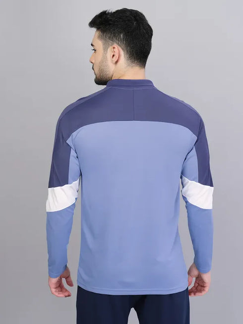 Men Colorblock Slim Fit Polo T-shirt with TECHNO COOL+