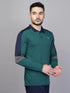 Men Colorblock Slim Fit Polo T-shirt with TECHNO COOL+