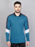Men Colorblock Slim Fit Polo T-shirt with TECHNO COOL+
