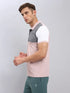 Men Colorblock Slim Fit Polo T-shirt with MATPIQ