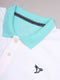 Men Colorblock Slim Fit Polo T-shirt with MATPIQ