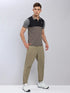 Men Colorblock Slim Fit Polo T-shirt with MATPIQ