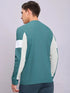 Men Colorblock Slim Fit Crew Neck T-shirt with TECHNOLITE
