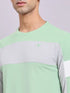 Men Colorblock Slim Fit Crew Neck T-shirt with TECHNOLITE