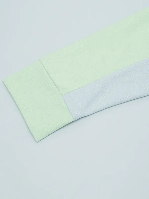 Men Colorblock Slim Fit Crew Neck T-shirt with TECHNOLITE