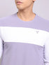 Men Colorblock Slim Fit Crew Neck T-shirt with TECHNOLITE