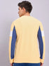 Men Colorblock Slim Fit Crew Neck T-shirt with TECHNOLITE