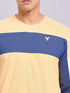 Men Colorblock Slim Fit Crew Neck T-shirt with TECHNOLITE