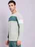Men Colorblock Slim Fit Crew Neck T-shirt with TECHNOLITE
