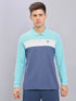 Men Colorblock Slim Fit Polo T-shirt with MATPIQ