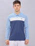 Men Colorblock Slim Fit Polo T-shirt with MATPIQ