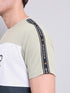 Men Colorblock Slim Fit Crew Neck T-shirt with MATPIQ