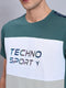 Men Colorblock Slim Fit Crew Neck T-shirt with MATPIQ