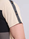 Men Colorblock Slim Fit Crew Neck T-shirt with MATPIQ