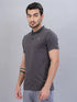 Men Self Design Slim Fit Polo T-shirt with VENTMESH