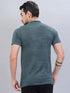 Men Self Design Slim Fit Polo T-shirt with VENTMESH