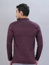 Men Self Design Slim Fit Polo T-shirt with VENTMESH