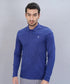 Men Self Design Slim Fit Polo T-shirt with VENTMESH
