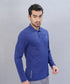 Men Self Design Slim Fit Polo T-shirt with VENTMESH