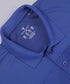 Men Self Design Slim Fit Polo T-shirt with VENTMESH