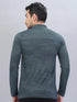 Men Self Design Slim Fit Polo T-shirt with VENTMESH