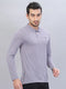Men Self Design Slim Fit Polo T-shirt with VENTMESH