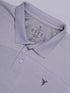Men Self Design Slim Fit Polo T-shirt with VENTMESH