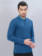 Men Self Design Slim Fit Polo T-shirt with VENTMESH