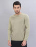 Men Melange Slim Fit Crew Neck T-shirt with DOUBLE COOL