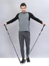 Men Melange Slim Fit Crew Neck T-shirt with DOUBLE COOL