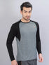 Men Melange Slim Fit Crew Neck T-shirt with DOUBLE COOL