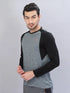 Men Melange Slim Fit Crew Neck T-shirt with DOUBLE COOL