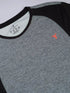 Men Melange Slim Fit Crew Neck T-shirt with DOUBLE COOL