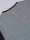 Men Melange Slim Fit Crew Neck T-shirt with DOUBLE COOL