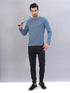 Men Melange Slim Fit Crew Neck T-shirt with DOUBLE COOL