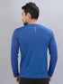Men Melange Slim Fit Crew Neck T-shirt with DOUBLE COOL
