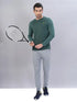 Men Melange Slim Fit Crew Neck T-shirt with DOUBLE COOL