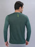 Men Melange Slim Fit Crew Neck T-shirt with DOUBLE COOL