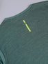 Men Melange Slim Fit Crew Neck T-shirt with DOUBLE COOL