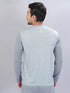 Men Melange Slim Fit Crew Neck T-shirt with DOUBLE COOL