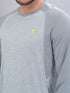 Men Melange Slim Fit Crew Neck T-shirt with DOUBLE COOL
